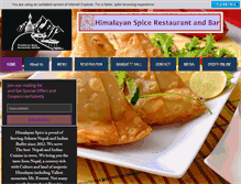 Tablet Screenshot of himalayanspiceatlanta.com